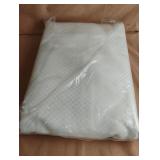 88 x 90 pelican design queen size white duvet