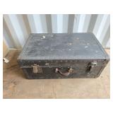 Vintage Leather Trunk 30"x 18"x 12"