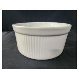 Souffle dish white 8.25" x 4"