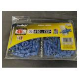 TRIPLE GRIP 10 x 1-1/2 in. Plastic Self-Drilling