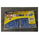 TRIPLE GRIP 10 x 1-1/2 in. Plastic Self-Drilling