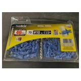 TRIPLE GRIP 10 x 1-1/2 in. Plastic Self-Drilling