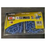 TRIPLE GRIP 10 x 1-1/2 in. Plastic Self-Drilling