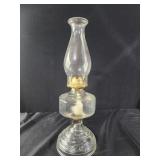 Mid Century P&A Risdon Danbury Glass Kerosene Oil