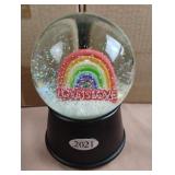 Love Is Love musical snow globes. 3 total.