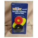 Battery terminal protectors. 8 sets