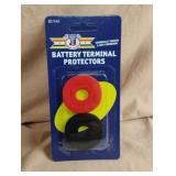 Battery terminal protectors. 8 sets