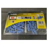 TRIPLE GRIP 10 x 1-1/2 in. Plastic Self-Drilling