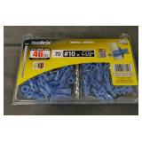 TRIPLE GRIP 10 x 1-1/2 in. Plastic Self-Drilling
