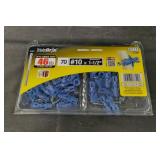 TRIPLE GRIP 10 x 1-1/2 in. Plastic Self-Drilling