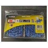 TRIPLE GRIP 10 x 1-1/2 in. Plastic Self-Drilling