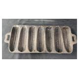 Cast iron cornbread pan