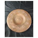 vintage copper 12 tribes of Isreal decorative