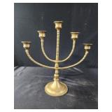 Vintage 5 arm candlebra brass