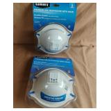 Hart premium N95 respirator with valve. 2-3 ct