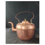 Vintage copper tea kettle
