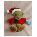 Christmas bear tree topper or centerpiece 11"