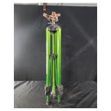 Orbit Brass Impact Sprinkler on an Adjustable