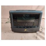 Zenith alarm clock. Powers on