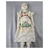 Sunset Stitchery Holly Noel 19" Rag Doll by Lorna