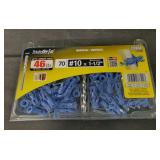 TRIPLE GRIP 10 x 1-1/2 in. Plastic Self-Drilling