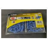 TRIPLE GRIP 10 x 1-1/2 in. Plastic Self-Drilling