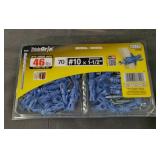 TRIPLE GRIP 10 x 1-1/2 in. Plastic Self-Drilling