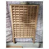 vintage letterpress drawer, also known as a
