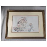 Jan Hagara 1988 Print Entitled "Mattie" 23ï¿½"x