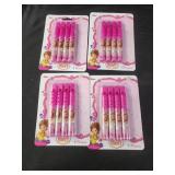 4 PACKS FANCY NANCY TOY FLUTES 4 CT EACH