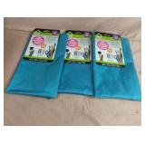 Zipper storage bags. 3 total