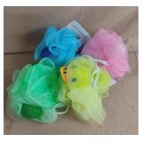 Animal bath puff. 4 total