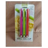 Small bag clips. 3-3 ct packs