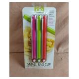 Small bag clips. 3-3 ct packs
