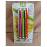 Small bag clips. 3-3 ct packs