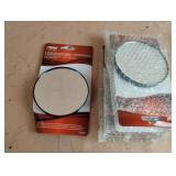 10X magnifying mirror with suction cups. 4 total
