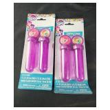 Two packs my little pony bubble wands 2 ct each