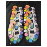 Six packs 12 color artist palette