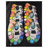 Six packs 12 color artist palette