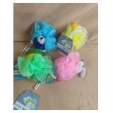 Animal bath puff. 4 total