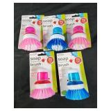 5 soap brushes