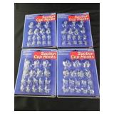 4 packs of suction cup hooks