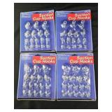 4 packs of suction cup hooks