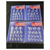 4 packs of suction cup hooks