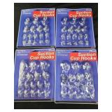 4 packs of suction cup hooks