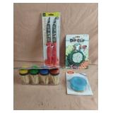 Tooth picks, tomato knives, dip clips and