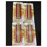 4 Small Bag Clip Packages