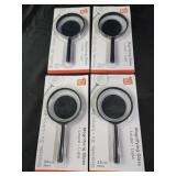 4 large magnifying glasses