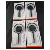 4 large magnifying glasses