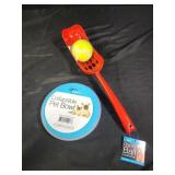 Ball launcher, collapsible pet bowl